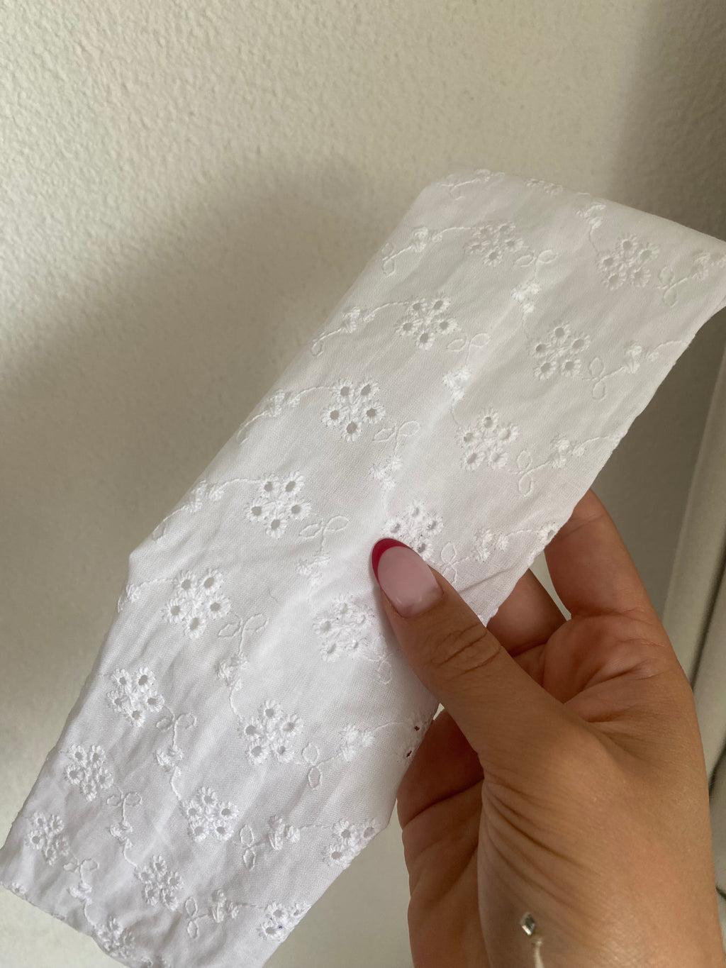 Bandeau BRODÉ BLANC