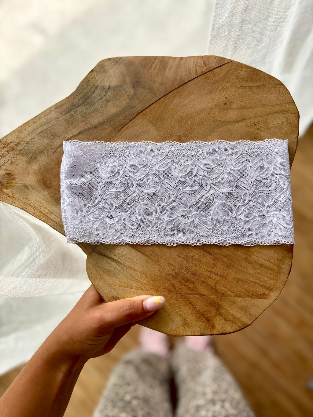 Bandeau DENTELLE blanche