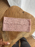 Bandeau DENTELLE ROSE PALE